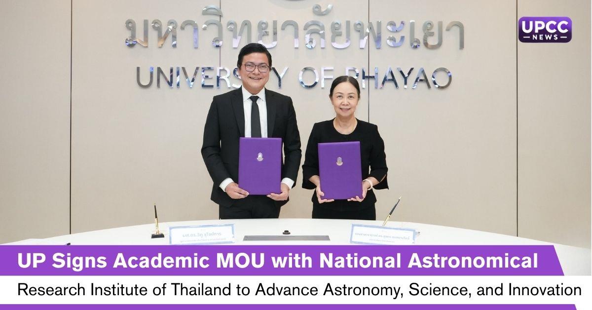 UP Signs Academic MOU with National Astronomical Research Institute of Thailand to Advance Astronomy, Science, and Innovation