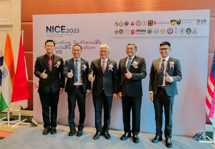 School of Education participated in the 10th National and the 6th International Education Research Conference (The National and International Conference on Education 2023 (NICE)