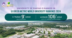 UP has been ranked 9th in Thailand and 106th worldwide in the UI Green Metric World University Rankings 2024