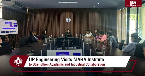 UP Engineering Visits MARA Institute
to Strengthen Academic and Industrial Collaboration
