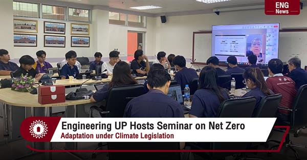 Engineering UP Hosts Seminar on Net Zero
Adaptation under Climate Legislation