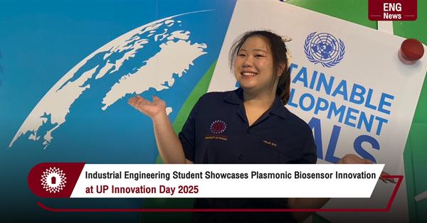 Industrial Engineering Student Showcases Plasmonic Biosensor Innovation at UP Innovation Day 2025