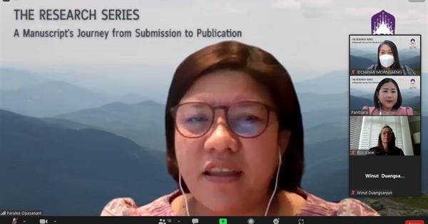 School of Nursing, University of Phayao hosted the special online lecture on the topic 'How to prepare a manuscript for international publication' on 
