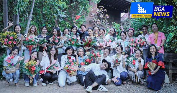 BCA Academic Service Center organizes a workshop on "Making a career from the art of flower decoration."