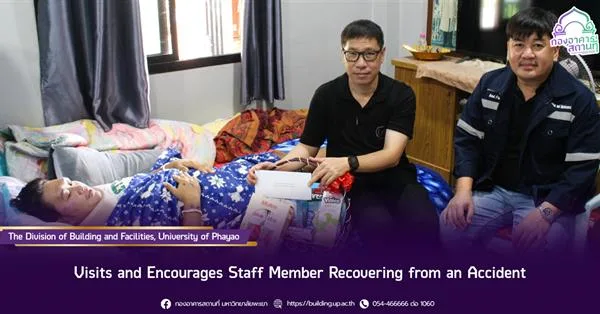 Visits and Encourages Staff Member Recovering from an Accident