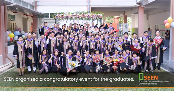 SEEN organized a congratulatory event for the graduates.