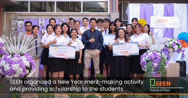 SEEN organized a New Year merit-making activity and providing scholarship to the students