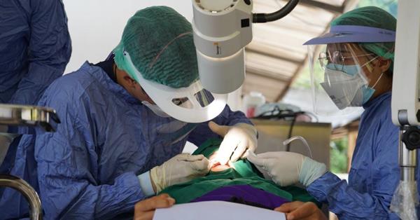 The Mobile Dental Unit has provide a service field at the Border Patrol Police Eagle Volunteer Learning Center (Ban Huai Pum), Phayao Province.