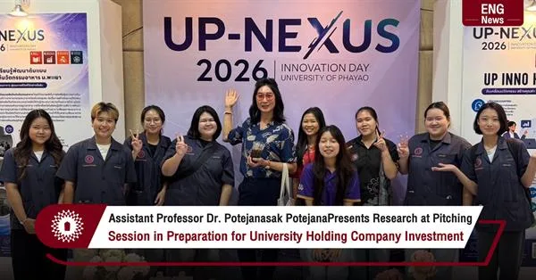 Assistant Professor Dr. Potejanasak PotejanaPresents Research at Pitching Session in Preparation for University Holding Company Investment
