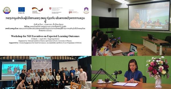 Expected Learning Outcomes Online Workshop for the National Institute of Justice, Lao PDR