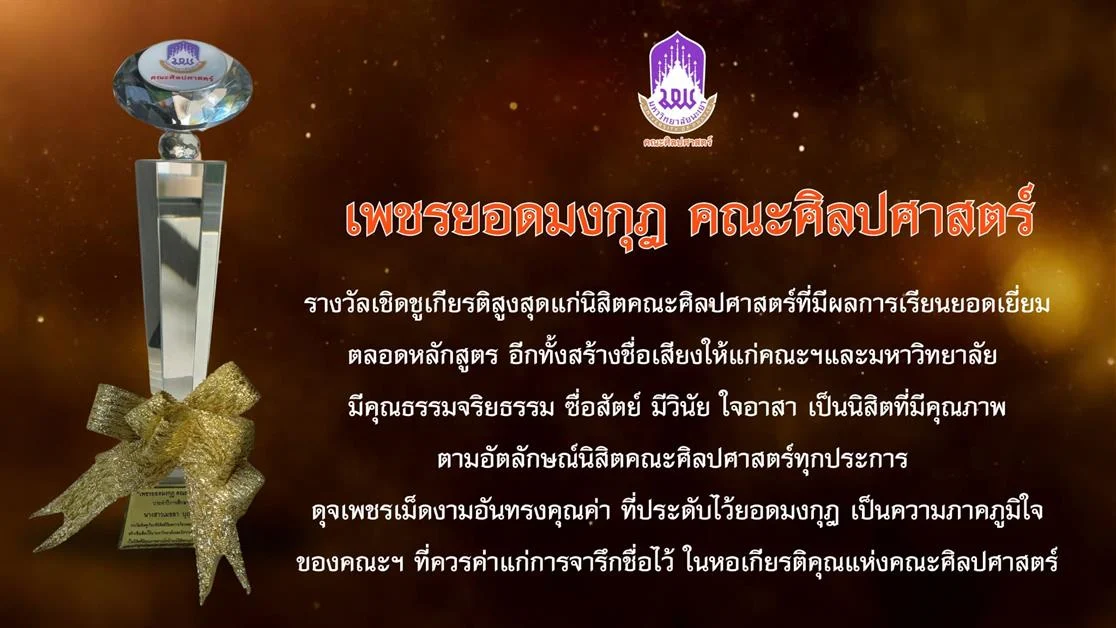 School of Liberal Arts, University of Phayao, Presents the "Lib’Arts Idols" Awards for the 2026 Academic Year
