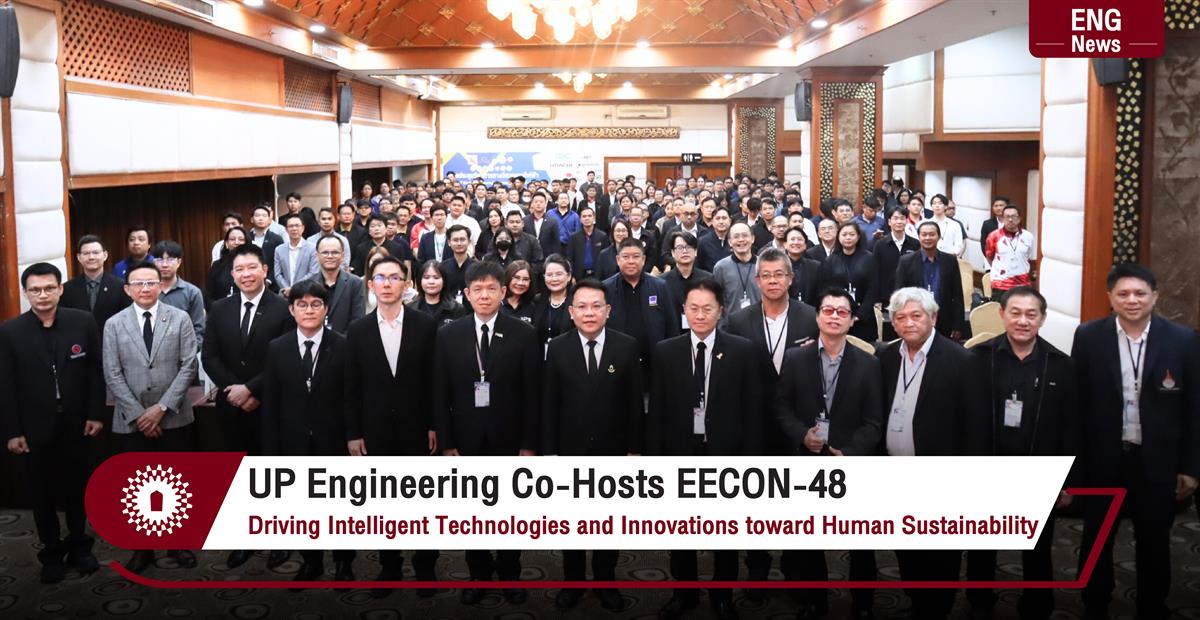 UP Engineering Co-Hosts EECON-48 Driving Intelligent Technologies and Innovations toward Human Sustainability