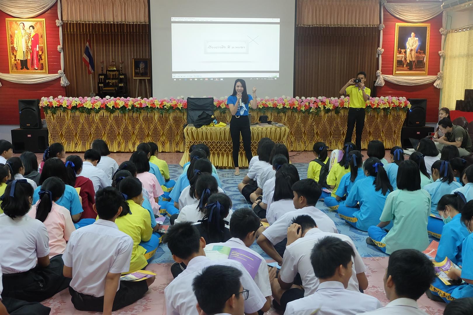 คณะวิทยาศาสตร์การแพทย์ ออกแนะแนวการศึกษา ณ โรงเรียนทัพทันอนุสรณ์