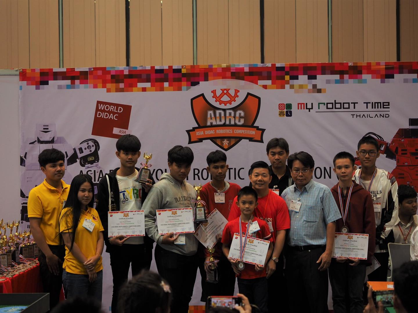 นักเรียนโรงเรียนสาธิตม.พะเยา,เข้าร่วมการแข่งขันหุ่นยนต์,Asia,Didac,Robotic,Competition,2019