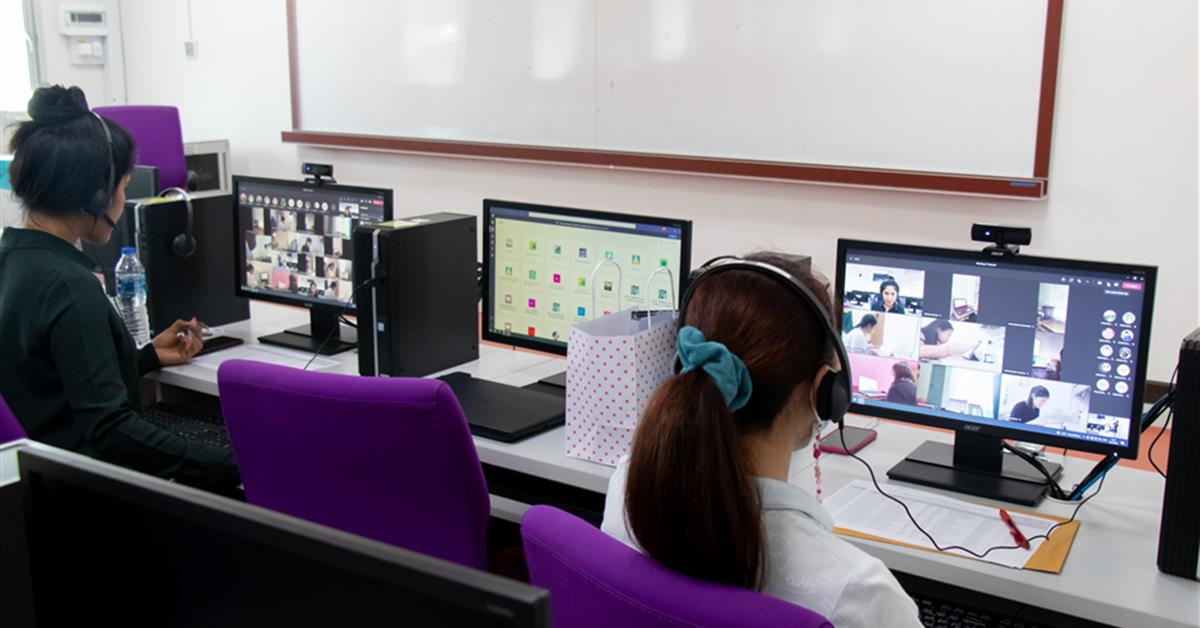 ศูนย์ภาษาคณะศิลปศาสตร์ จัดทดสอบวัดระดับความรู้ภาษาอังกฤษ ประจำเดือนกุมภาพันธ์ 2565