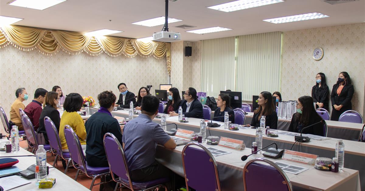 คณะศิลปศาสตร์ จัดประชุมแลกเปลี่ยนความคิดเห็นการประเมินคุณภาพการศึกษา AUN QA หลักสูตรศิลปศาสตรบัณฑิต สาขาวิชาภาษาไทย