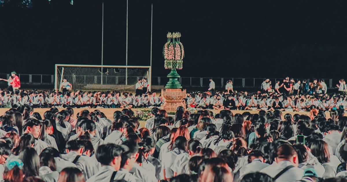 กองกิจการนิสิตจัด พิธีฮับขวัญน้องใหม่​ ประจำปีการศึกษา​ 2563​