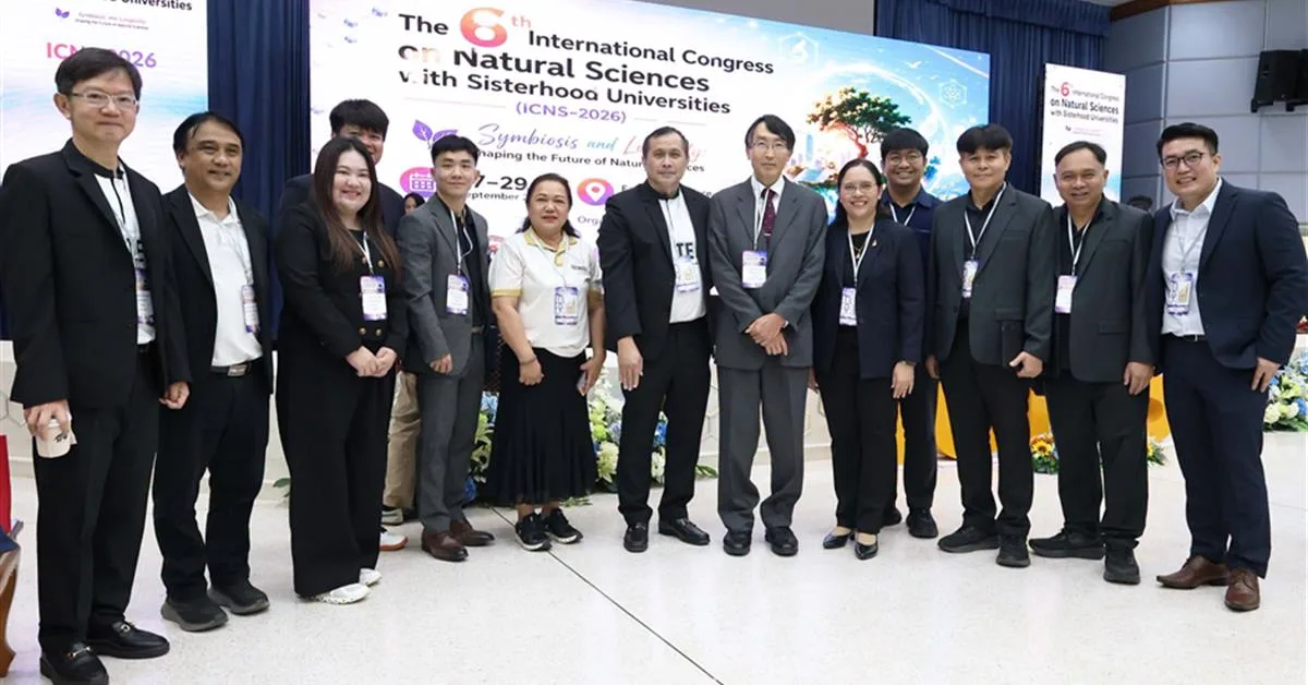 คณบดีคณะวิทยาศาสตร์ ม.พะเยา เข้าร่วมประชุมวิชาการนานาชาติ The International Congress on Natural Sciences with Sisterhood Universities 2026 (ICNS2026)