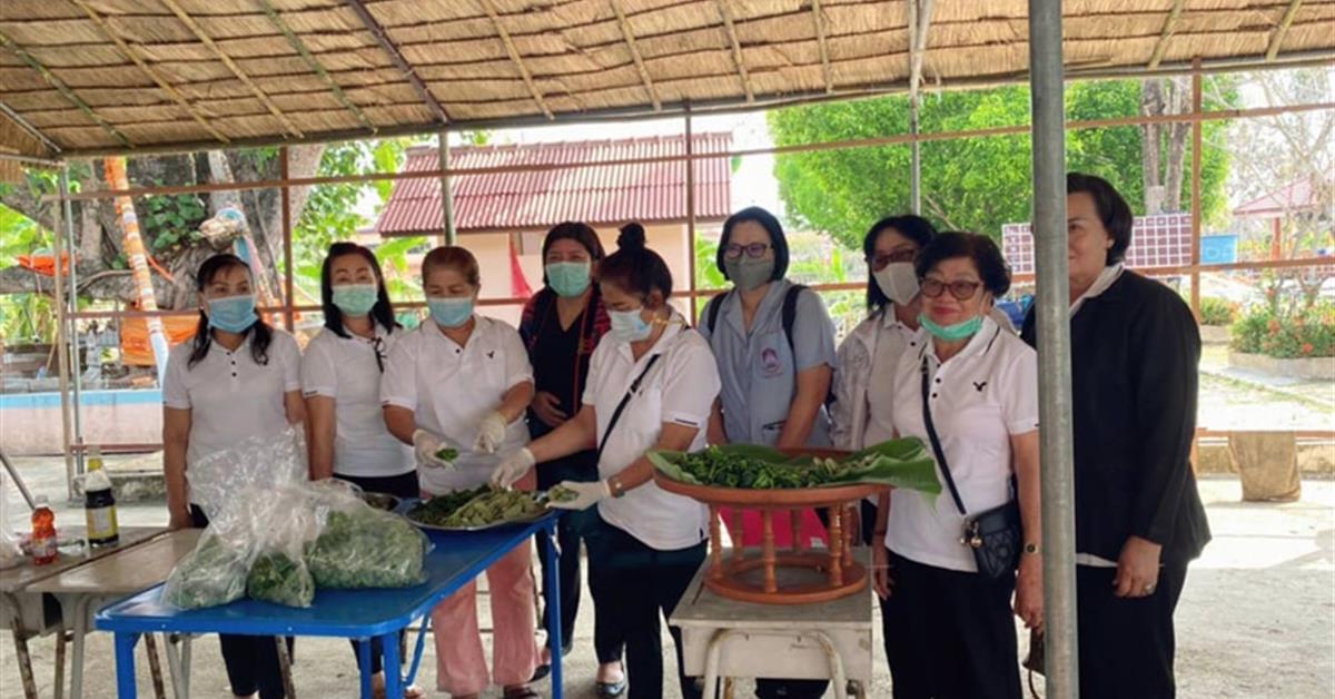 วิทยากรบริการวิชาการโครงการบริโภคปลอดภัยโดยใช้สมุนไพรพื้นบ้านเพื่อสูงอายุและสมุนไพรพื้นบ้านช่วยต้าน covid 19