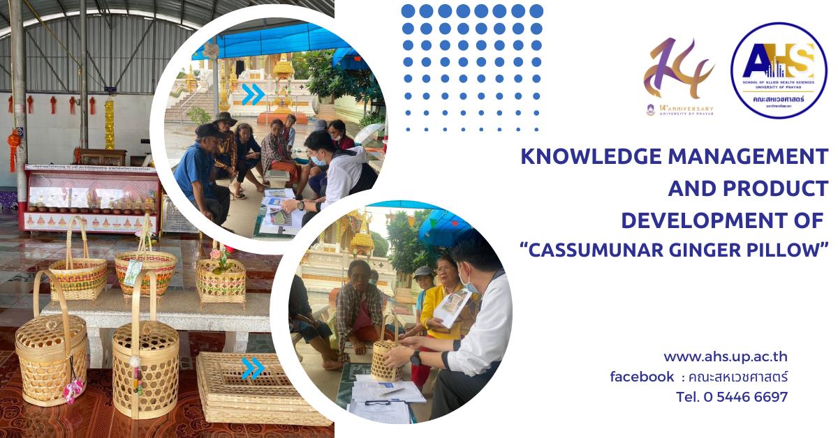 Knowledge Management and Product Development of “Cassumunar ginger Pillow”