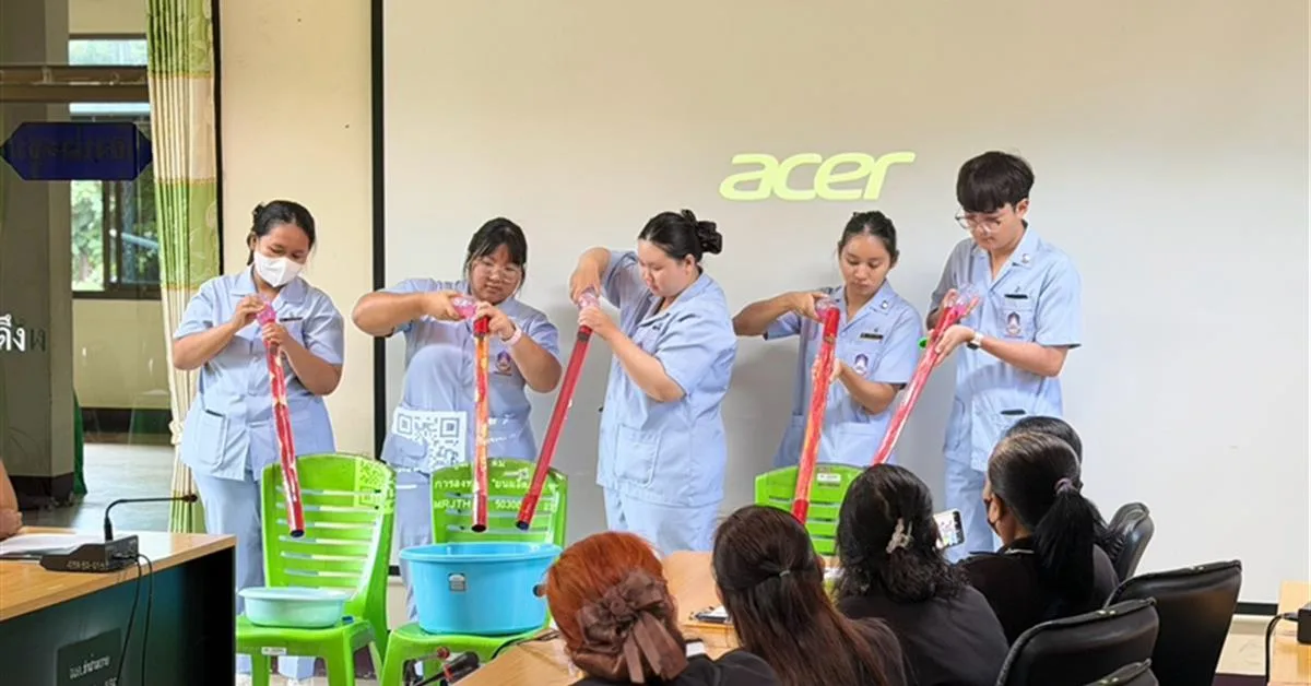 มหาวิทยาลัยพะเยา ส่งนิสิตพยาบาลลง 6 ตำบล ปั้นนวัตกรรมสุขภาพตอบโจทย์ชุมชน ขับเคลื่อน SDG 3
