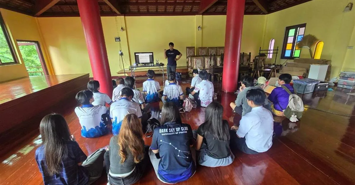 คณะวิทยาศาสตร์ ม.พะเยา ยก “ท้องฟ้าจำลอง” ร่วมงาน “ตามรอยสองจันทร์ฯ” ณ วัดอนาลโยฯ ส่องดวงจันทร์-เติมความรู้ดาราศาสตร์