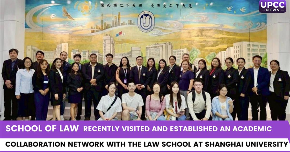 School of Law recently Visited and Established an Academic Collaboration Network with the Law School at Shanghai University