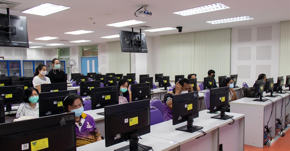 ศูนย์ภาษาคณะศิลปศาสตร์ จัดทดสอบวัดระดับความรู้ภาษาอังกฤษ สำหรับคณะผู้บริหารและบุคลากร คณะเกษตรศาสตร์และทรัพยากรธรรมชาติ