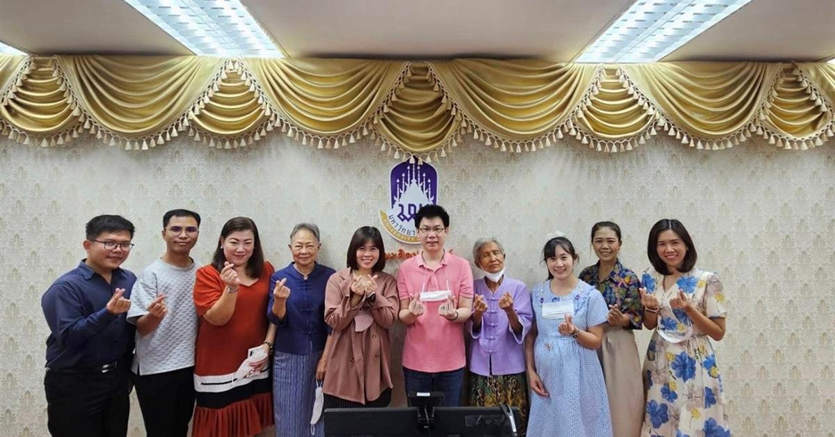 คณะศิลปศาสตร์จัดกิจกรรมการรายงานความก้าวหน้างานวิจัยของนิสิตหลักสูตร ศศ.ม. (ภาษาไทย) ปีการศึกษา ๒๕๖๕