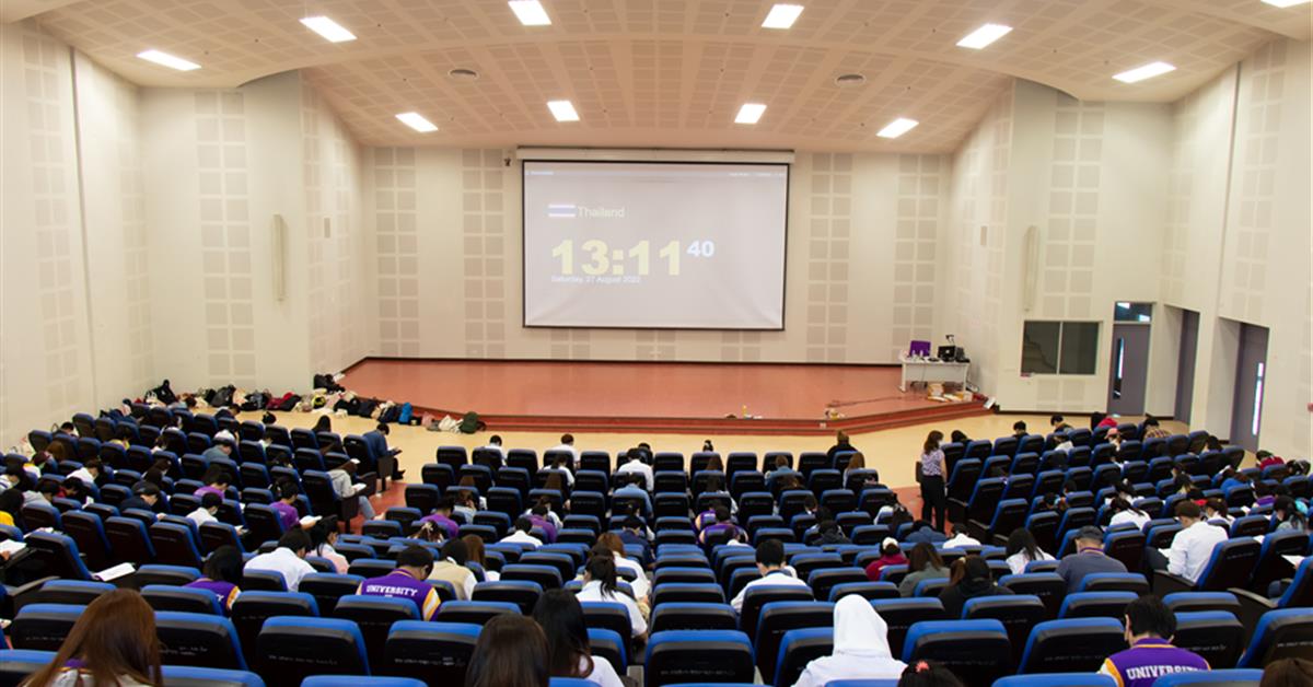 ศูนย์ภาษา คณะศิลปศาสตร์ จัดทดสอบวัดความรู้ภาษาอังกฤษ เพื่อประกอบสำเร็จการศึกษา สำหรับนิสิตรหัส 62 รอบเดือนสิงหาคม 2565