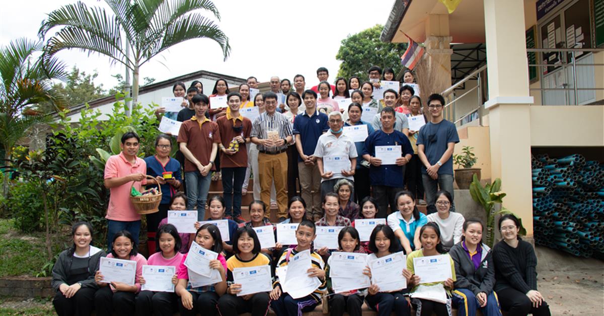 คณะศิลปศาสตร์ ลงพื้นที่จัดกิจกรรมการสร้างเศรษฐกิจฐานราก และยกระดับคุณภาพชีวิต  ของประชาชน ภายในพื้นที่ตำบลเจริญราษฏร์ อำเภอแม่ใจ จังหวัดพะเยา