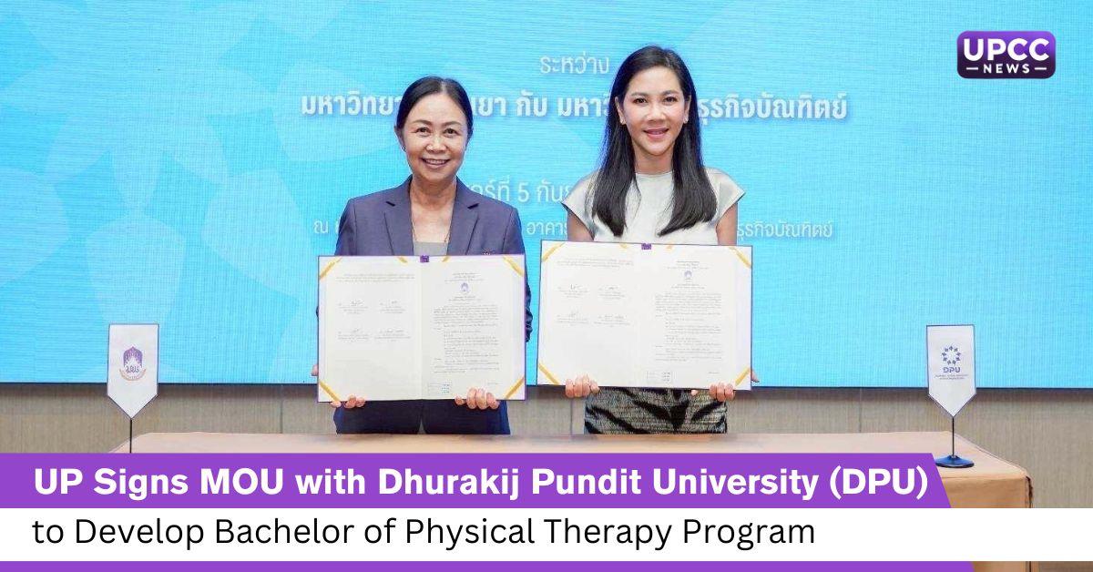 UP Signs MOU with Dhurakij Pundit University (DPU) 