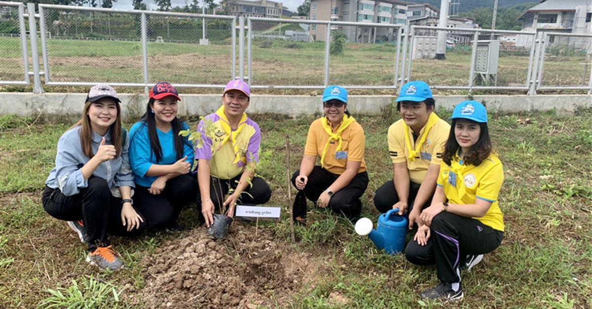 กองกิจการนิสิต ร่วมกิจกรรม "รวมพลจิตอาสา ปลูกป่าตามรอยแม่