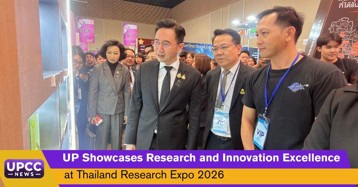 UP Showcases Research and Innovation Excellence at Thailand Research Expo 2026