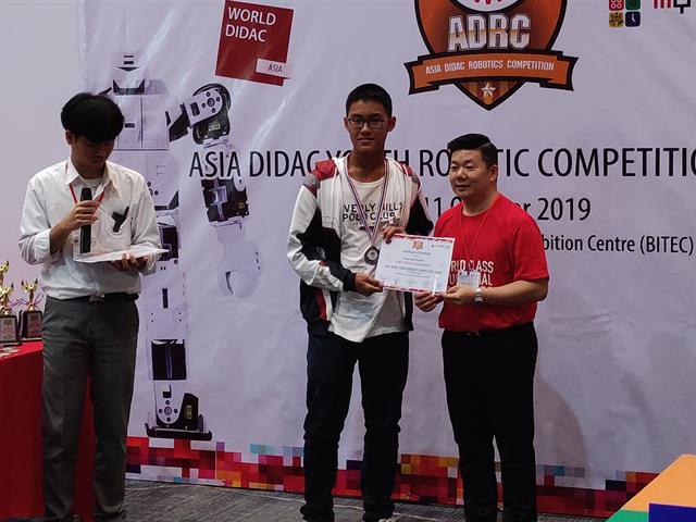 นักเรียนโรงเรียนสาธิตม.พะเยา,เข้าร่วมการแข่งขันหุ่นยนต์,Asia,Didac,Robotic,Competition,2019