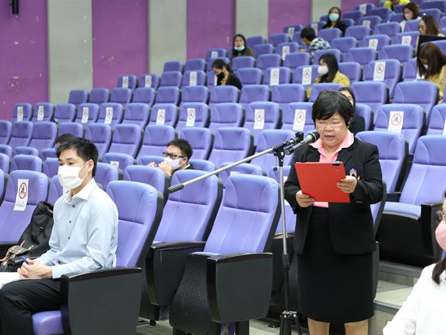 บุคลากรสายบริการ คณะทันตแพทยศาสตร์พร้อมรับการพัฒนาตามระบบมาตรฐาน ISO 9001: 2015