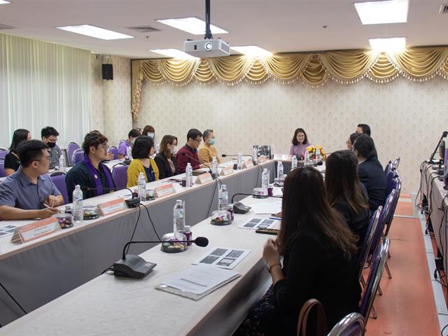 คณะศิลปศาสตร์ จัดประชุมแลกเปลี่ยนความคิดเห็นการประเมินคุณภาพการศึกษา AUN QA หลักสูตรศิลปศาสตรบัณฑิต สาขาวิชาภาษาไทย