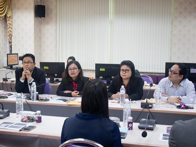 คณะศิลปศาสตร์ จัดประชุมแลกเปลี่ยนความคิดเห็นการประเมินคุณภาพการศึกษา AUN QA หลักสูตรศิลปศาสตรบัณฑิต สาขาวิชาภาษาไทย