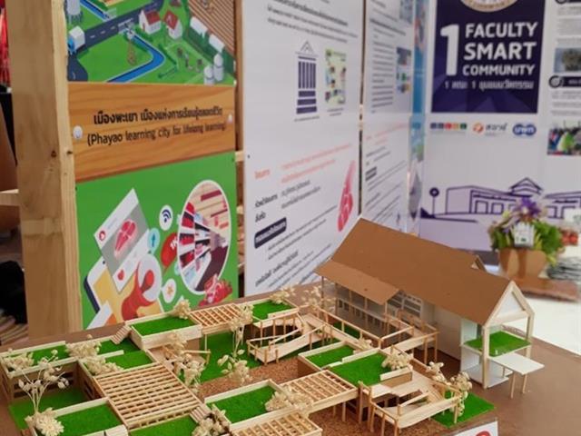 ผู้บริหารคณะศิลปศาสตร์ร่วมนำเสนอโครงการ “Phayao Learning City” ในงานนิทรรศการงานวิจัย “กิจกรรมวัฒนธรรมเชิงสร้างสรรค์ ชุมชนระเบียงกว๊านพะเยา”