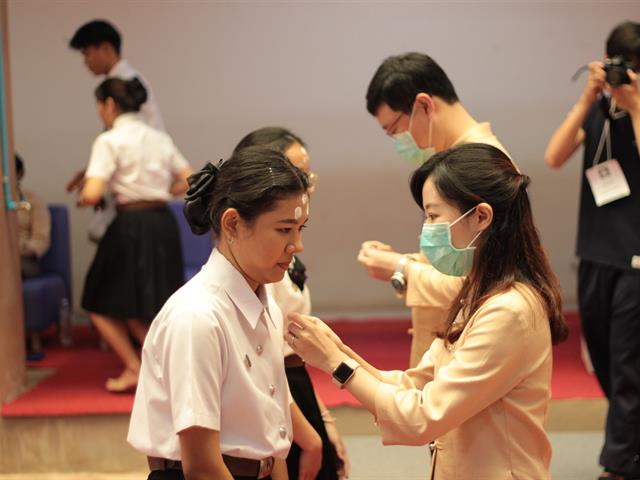 คณะแพทยศาสตร์ สาขาวิชาการแพทย์แผนไทยประยุกต์ จัดพิธีไหว้ครูแผนไทย บรมครูชีวกโกมารภัจจ์