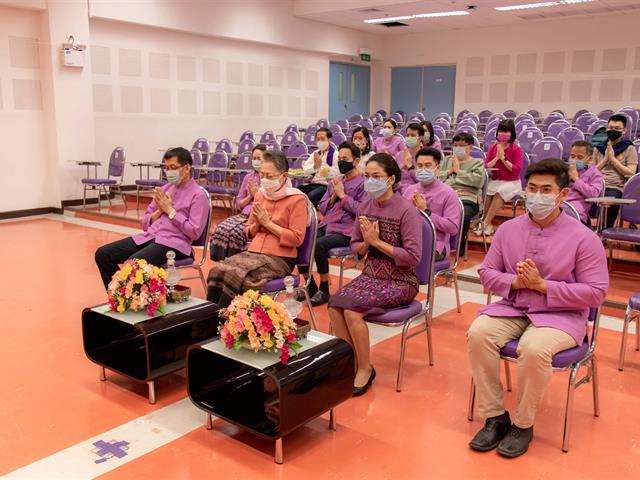 คณะศิลปศาสตร์จัดโครงการทำบุญคณะศิลปศาสตร์ ประจำปี 2564