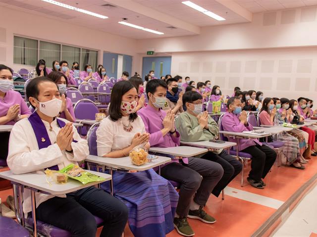 คณะศิลปศาสตร์จัดโครงการทำบุญคณะศิลปศาสตร์ ประจำปี 2564