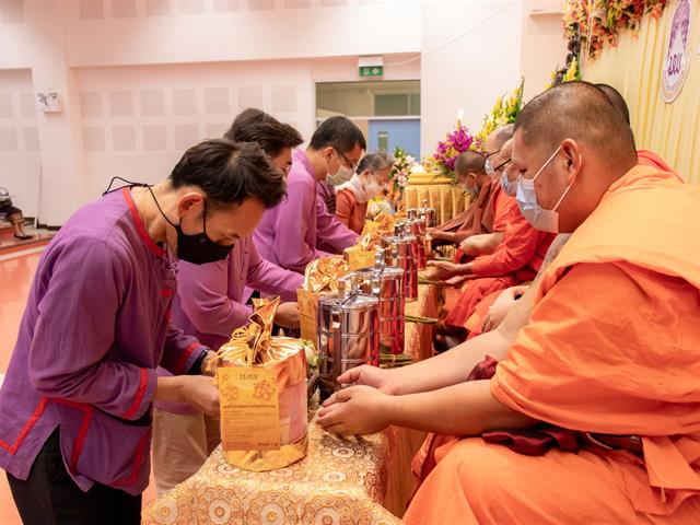 คณะศิลปศาสตร์จัดโครงการทำบุญคณะศิลปศาสตร์ ประจำปี 2564
