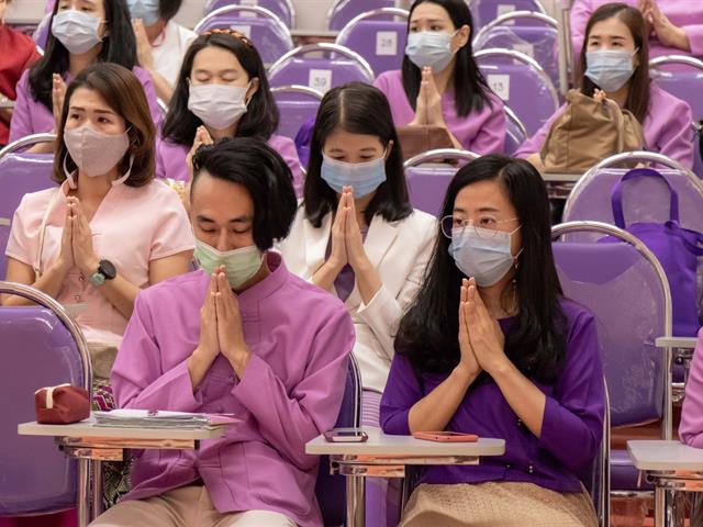 คณะศิลปศาสตร์จัดโครงการทำบุญคณะศิลปศาสตร์ ประจำปี 2564