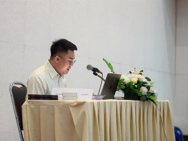 ผู้ช่วยคณบดีคณะศิลปศาสตร์ เป็นวิทยากรโครงการ  “วิธีวิทยาการทำวิจัยและการสร้างนวัตกรรมทางการเรียนการสอนภาษาไทย”