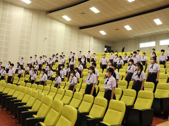 พิธีจบหลักสูตรปัจฉิมนิเทศนักเรียนระดับชั้นมัธยมศึกษาปีที่ 6 พิธีคุรุมุทิตา ศิษยาลัย ประจำปีการศึกษา 2563 รุ่นที่ 7