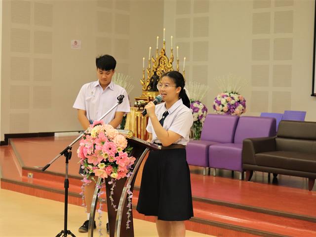 พิธีจบหลักสูตรปัจฉิมนิเทศนักเรียนระดับชั้นมัธยมศึกษาปีที่ 6 พิธีคุรุมุทิตา ศิษยาลัย ประจำปีการศึกษา 2563 รุ่นที่ 7