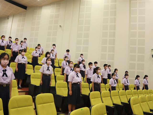 พิธีจบหลักสูตรปัจฉิมนิเทศนักเรียนระดับชั้นมัธยมศึกษาปีที่ 6 พิธีคุรุมุทิตา ศิษยาลัย ประจำปีการศึกษา 2563 รุ่นที่ 7