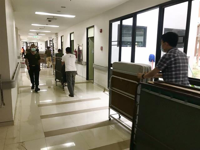 มหาวิทยาลัยพะเยา จัดโรงพยาบาลสนาม รองรับผู้ป่วยติดเชื้อ Covid -19 สนับสนุนจังหวัดพะเยา 