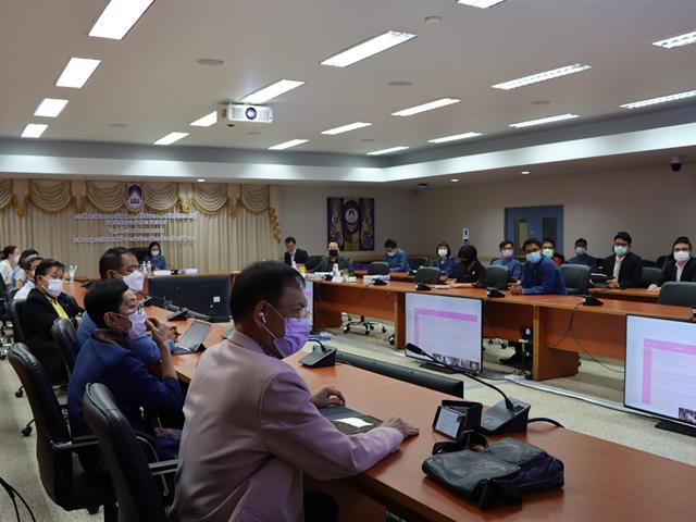 สำนักงานอธิการบดีมหาวิทยาลัยพะเยา ดำเนินงานการติดตามและประเมินผลการดำเนินงานของหัวหน้าส่วนงาน ประจำปีงบประมาณ พ.ศ. 2564
